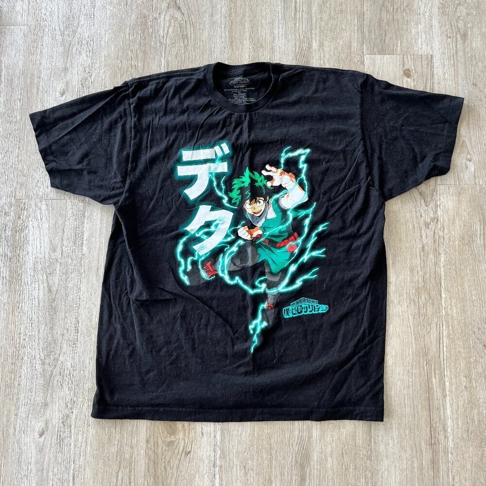 Unisex My Hero Academia Black Tshirt - 2XL